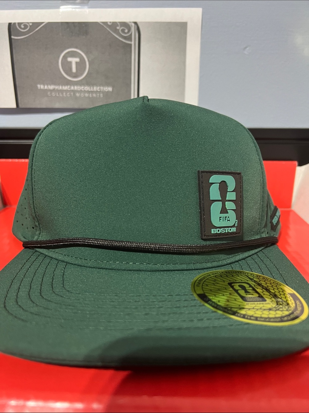FIFA Boston Green Rope-Trim Baseball Cap